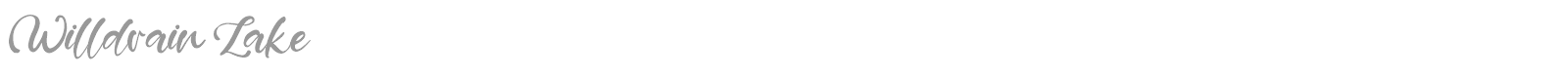 Willdrain Lake font preview